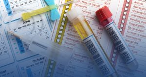 Image of Calendar and Medical Vials
